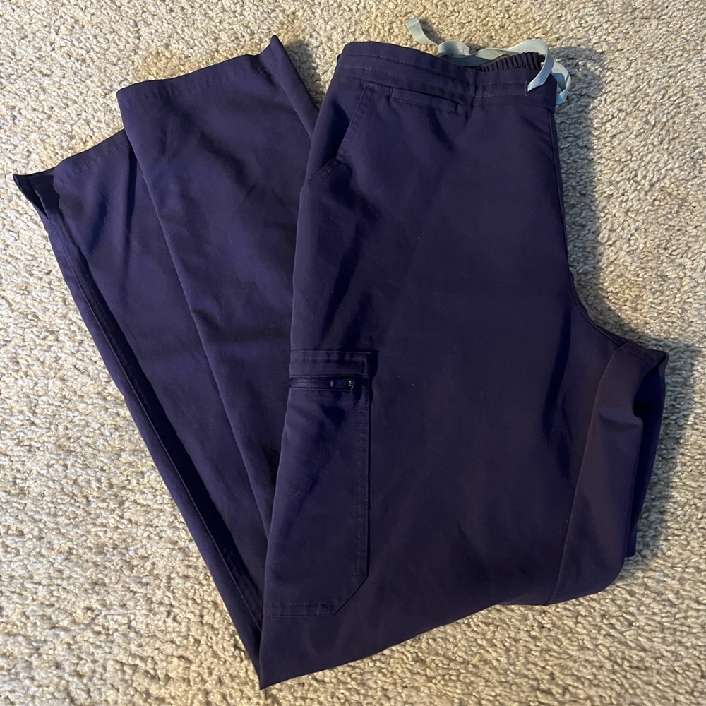 Women's Purple Shadow Yola™ - Skinny Scrub Pants - Medium/ Purple Shadow